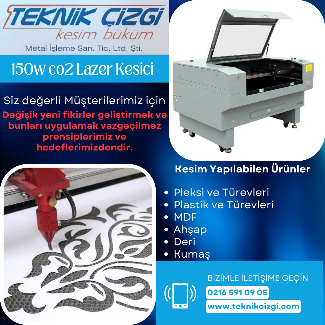 TeknikCizgi's tweet photo. 150w CO2 LAZER KESİCİ
#lazerkazıma #lazerkesim #co2lazer #lasercut #lazercamtüp #lazerkesimtüpü #lazerahşapkesim #lazer #co2lazertüp #lazerkesimahşap #lasercutting #lazermarkalama #lazersaat #karbonlazer #lazertüp #lazerkesimperde #lazerkesimçiçek #lazerkesimkapısüsü #pleksi https://t.co/BwdOyWFGzt