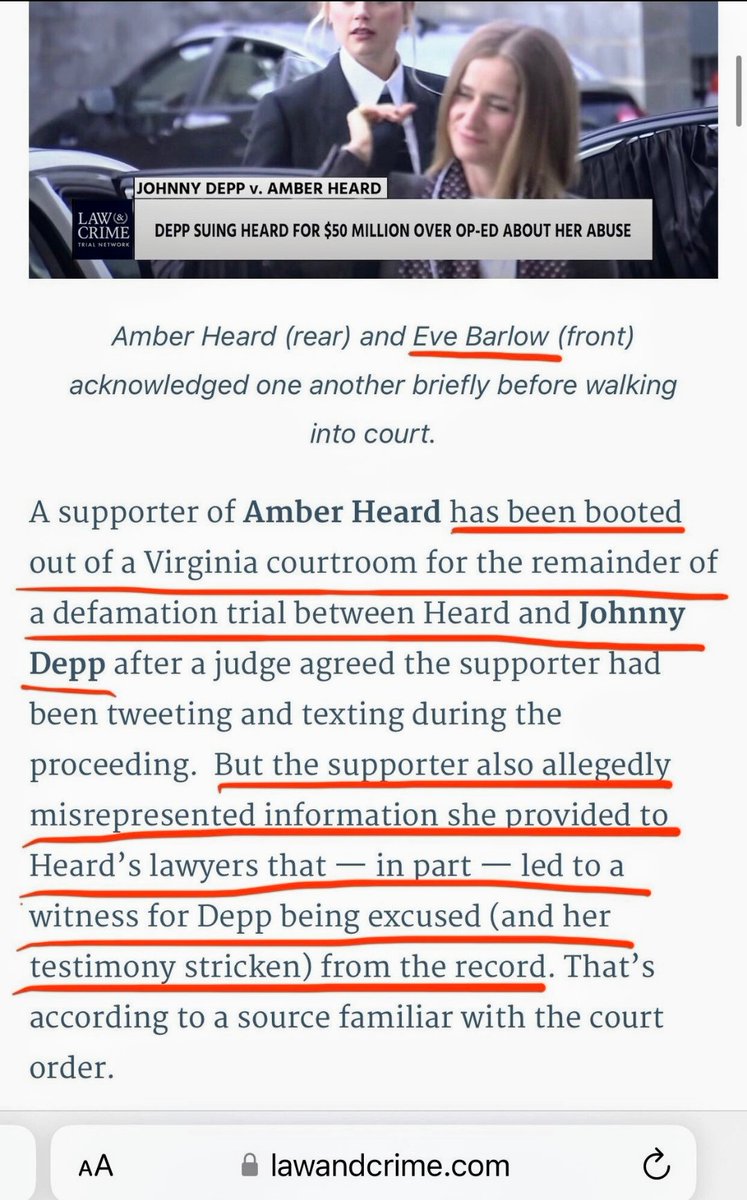 #JohnnyDepp Writer Xan Brooks is a media hitman for hire. His previous hit-piece on #JeanneDuBarry was also right before it hit theaters🤔 In that piece he cites EVE BARLOW💀w/o telling the readers Eve was kicked out of court for illegally getting a witness testimony excluded.