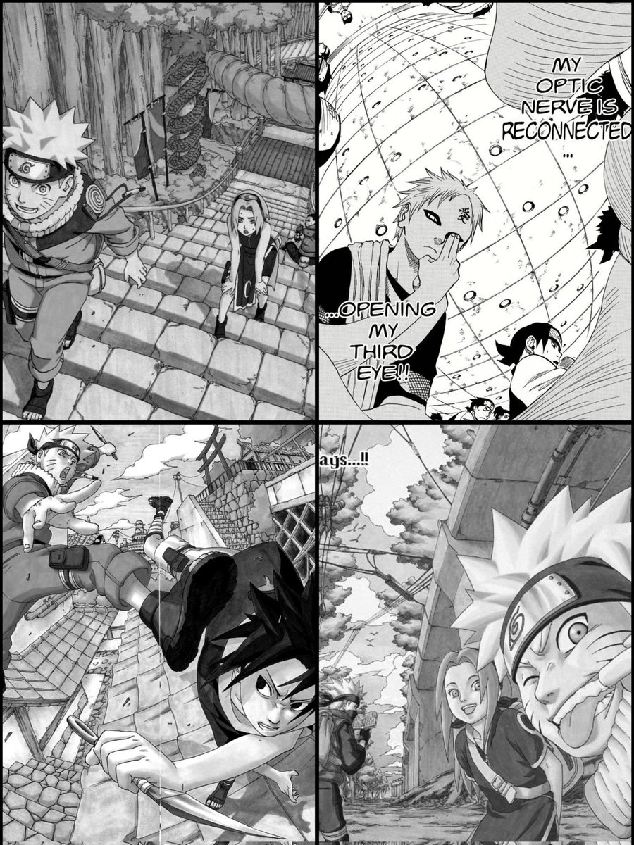 No mangaka does perspective better than Kishimoto