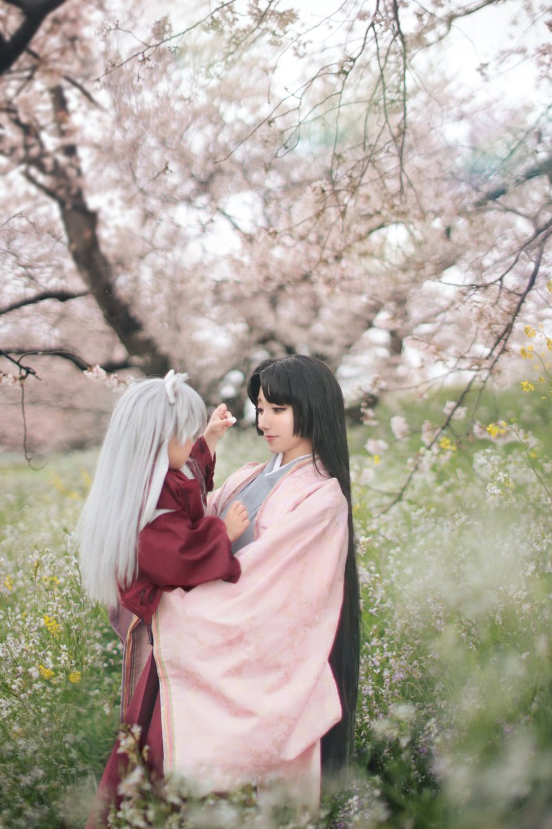tcream_lilly's tweet photo. 犬夜叉と母 https://t.co/vrWoEe5nqI