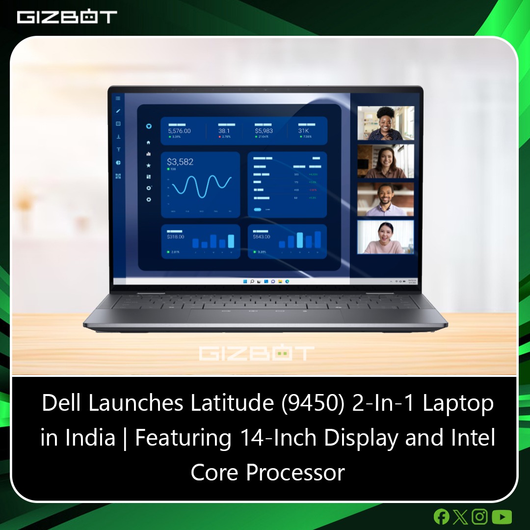 gizbot's tweet image. Dell Launches Latitude (9450) 2-In-1 Laptop in India | Featuring 14-Inch Display and Intel Core Processor.

More Details Visit : gizbot.com/new-laptops/de…

#Dell #DellLaptop #delllatitude #laptops #TechNews2024 #Gadgets2024