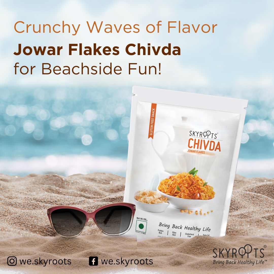 Crunchy Waves of Flavor 🌊☀️ Dive into Jowar Flakes Chivda for Beachside Fun!

Bringing the crunch to the beach with Jowar Flakes Chivda—because every wave deserves a flavorful ride! 🌊😋

#HealthySnacks #BeachLife #JowarFlakes #SummerVibes #JowarMagic #CrunchyDelights