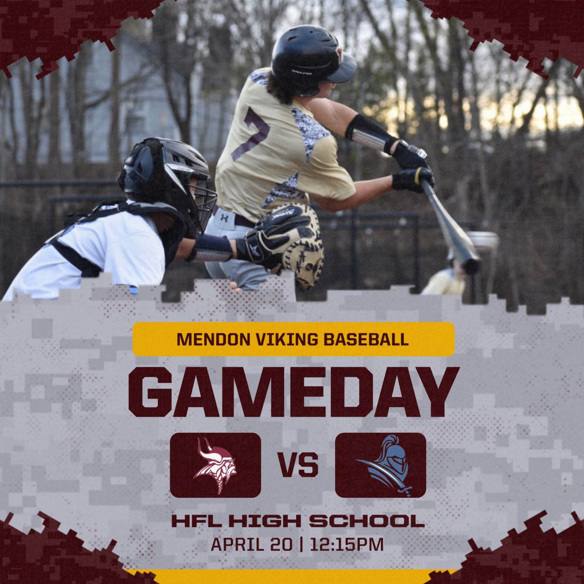 MendonVikinBase's tweet photo. Strikeout ALS Game Day!
12:15pm vs. Sutherland @ HFL!
#ALSFoundation #GoVikings #PittsfordPride
@PCSDAthletics @PickinSplinters @gametime585 @PrimetimeBall_ @baseballsectv @jjDandC https://t.co/Y526ujIoyM
