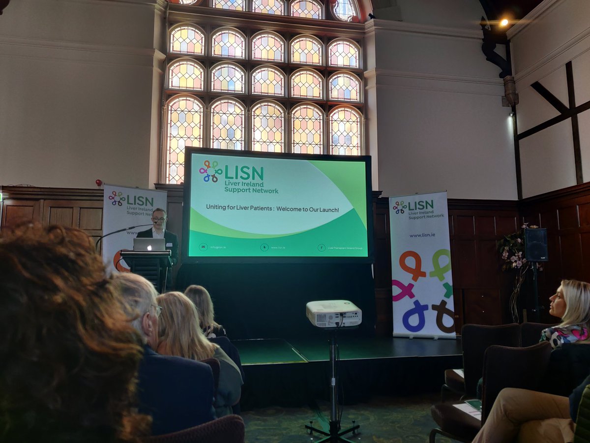 So excited to be at the launch of LISN Liver Ireland Support Network a day after #WorldLiverDay and as organ donation week begins. Really important initiative from patients on the liver transplant journey @svuh. lisn.ie