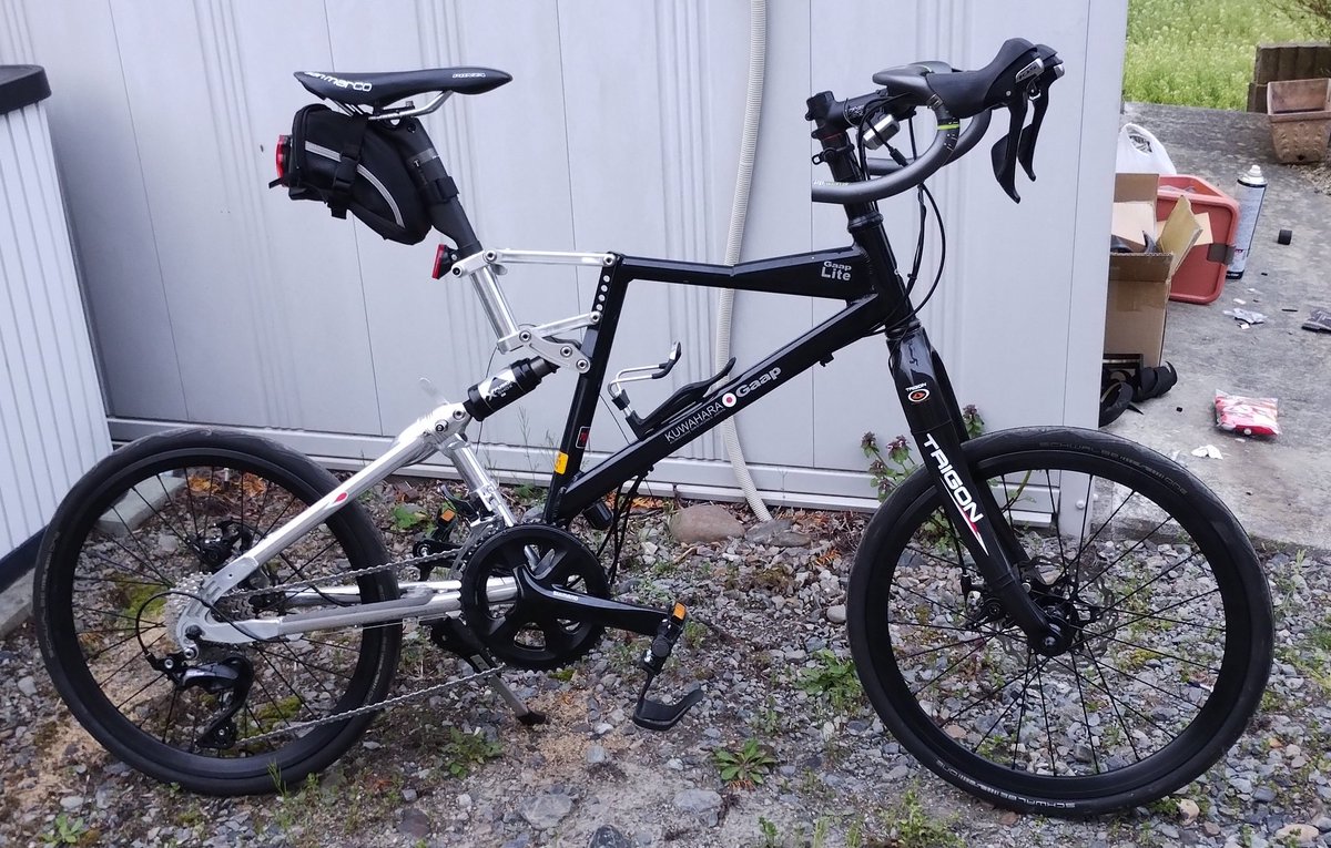 nabeyasu101736's tweet image. 組み立てミスってるトコ見付けて時間切れで完成しなかった💦
着々と「ぼくがかんがえたかっこいいじてんしゃ」になってマス✨🚴
#GAAP
#ミニベロ