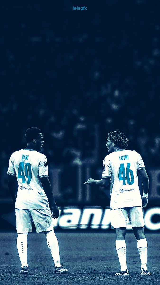 lelegfx's tweet photo. Thread : 

Fond d'écran du match d' #EuropaLeague  | #OMSBL | #TEAMOM 

On commence avec notre relève, Daou et Lafont ⤵️ https://t.co/aYCGlZisH7