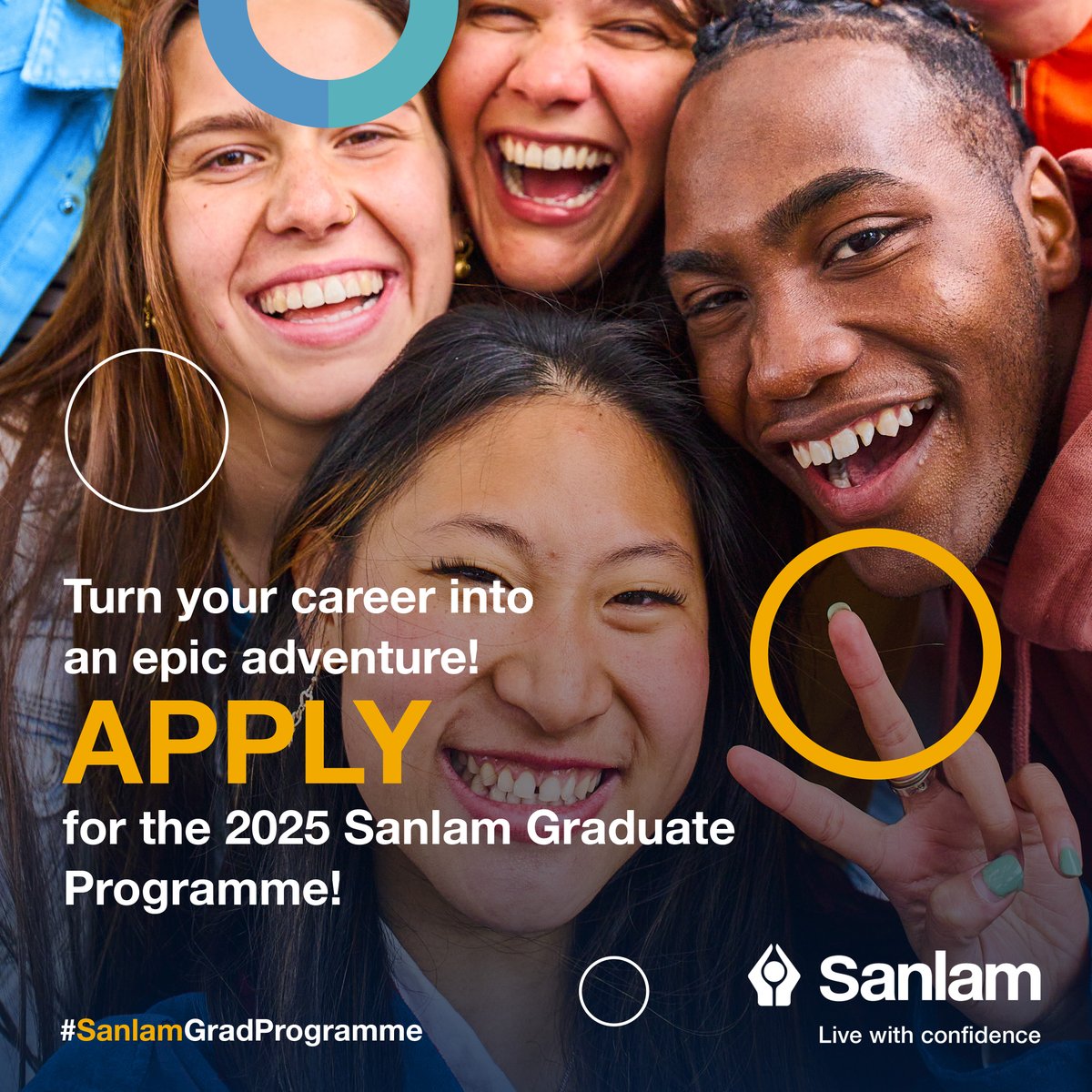 studentvillage's tweet photo. Say goodbye to boring lectures and hello to real-world projects! The 2025 #SanlamGradProgramme offers hands-on experience, mentorship, & a supportive community to help you thrive in your chosen field. Ready to make your mark? Apply now: https://t.co/HQjHI0P2r0 https://t.co/7NgyTzi8OM
