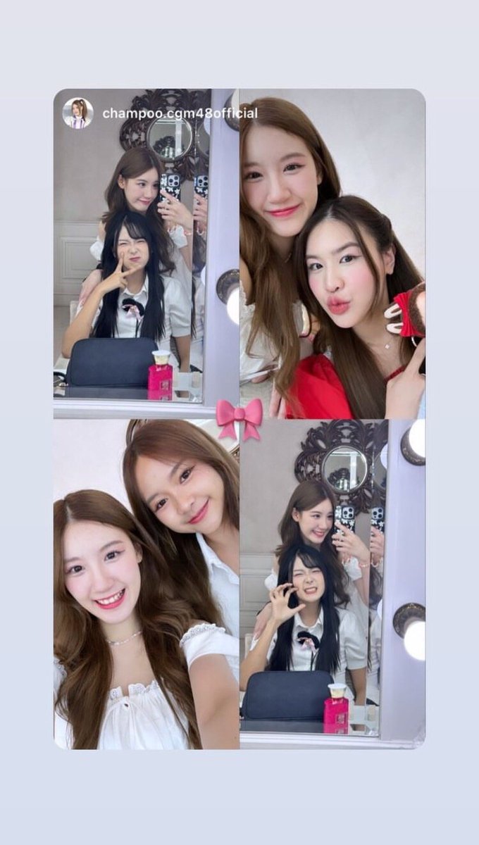 [𝐋𝐨𝐨𝐤𝐤𝐞𝐝'𝐬 𝐈𝐆 𝐒𝐭𝐨𝐫𝐲]

: #ChampooCGM48
🎀
W/ #AngelCGM48 #NanaCGM48

#LookkedCGM48 #CGM48 #ขนมปังของลูกเกด