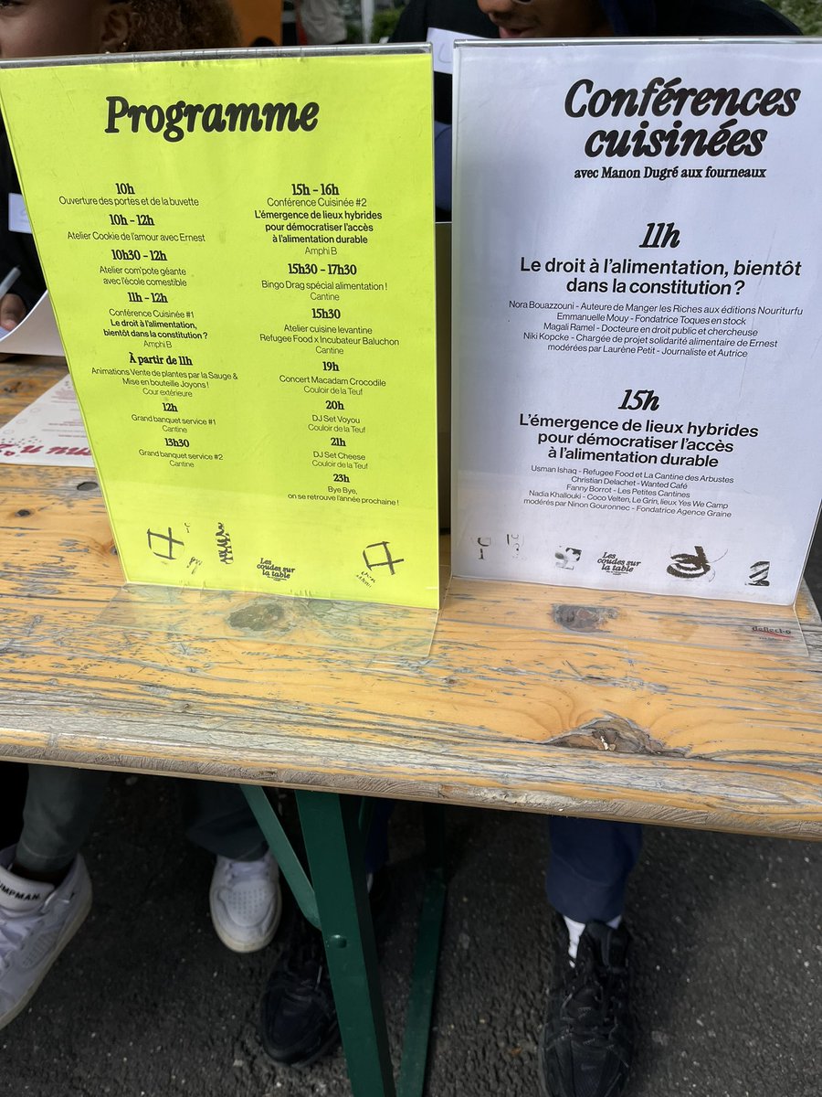 MCLemardeley's tweet photo. Des débats passionnants sur le droit à l'alimentation pour toutes et tous avec @AudreyPulvar au Festival Les Coudes sur la Table.
Conférences, ateliers et dégustation toute la journée, contre la précarité et pour le mieux manger.
Emmaus Campus @emmaus_defi est à #Cesure https://t.co/RfdccdMgiT