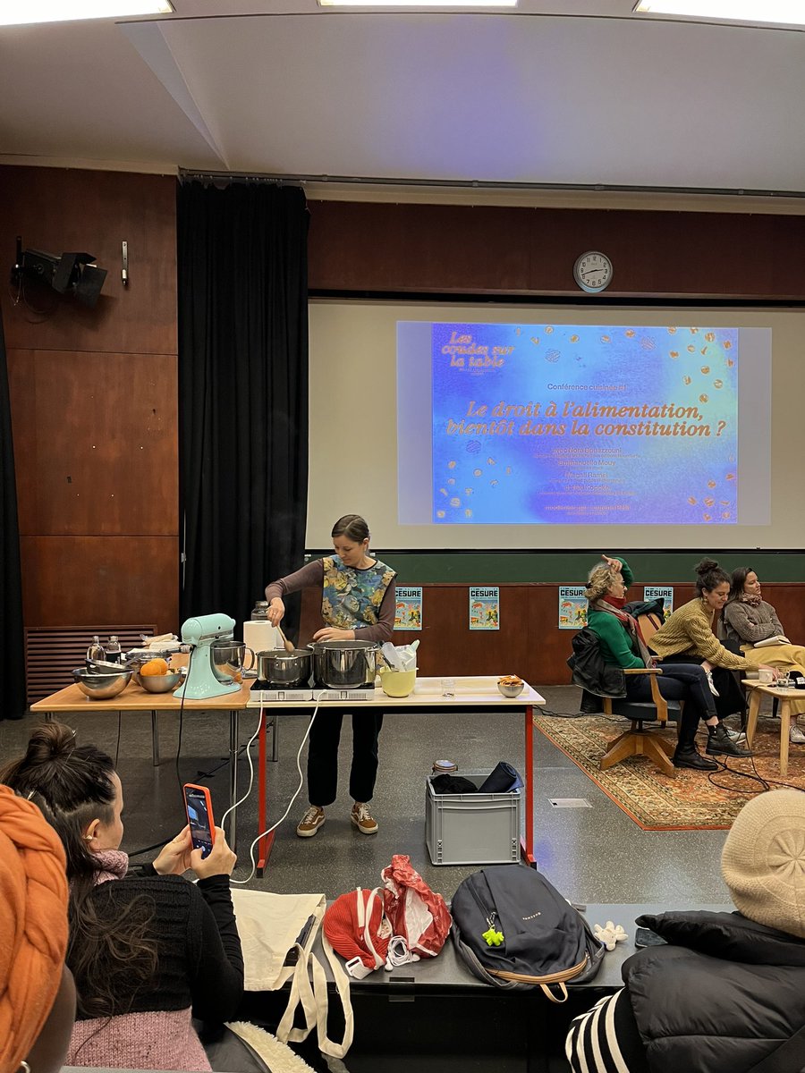 MCLemardeley's tweet photo. Des débats passionnants sur le droit à l'alimentation pour toutes et tous avec @AudreyPulvar au Festival Les Coudes sur la Table.
Conférences, ateliers et dégustation toute la journée, contre la précarité et pour le mieux manger.
Emmaus Campus @emmaus_defi est à #Cesure https://t.co/RfdccdMgiT