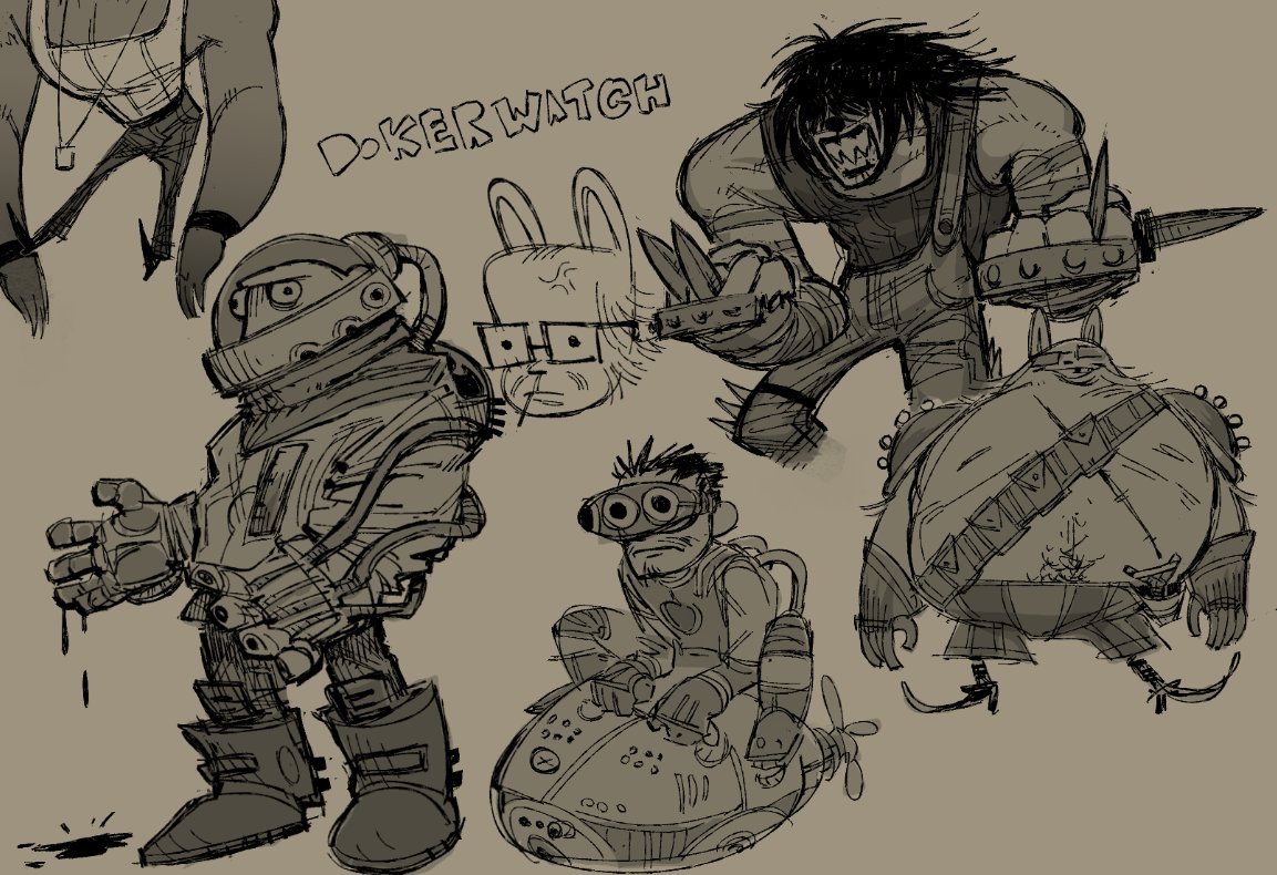 night crew as overwatch characters