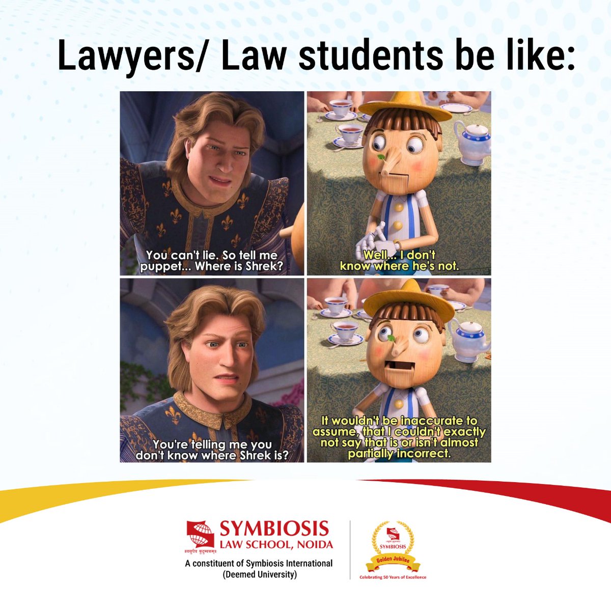 True or not?😂
.
.
.
#sls #symbiosis #symbiosislawschool #noida #relatable #meme #funnymeme #lawstudents #lawyerlife #LawSchoolLife