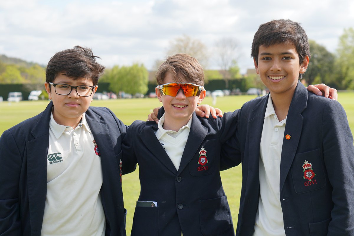 RGSGuildford's tweet photo. #RGSCricket What it's all about: the enjoyment of playing competitive sport with your friends in the sunshine. @TrinityCroydon @RGSGPE @RGSGCricket https://t.co/FlY1RONyvD