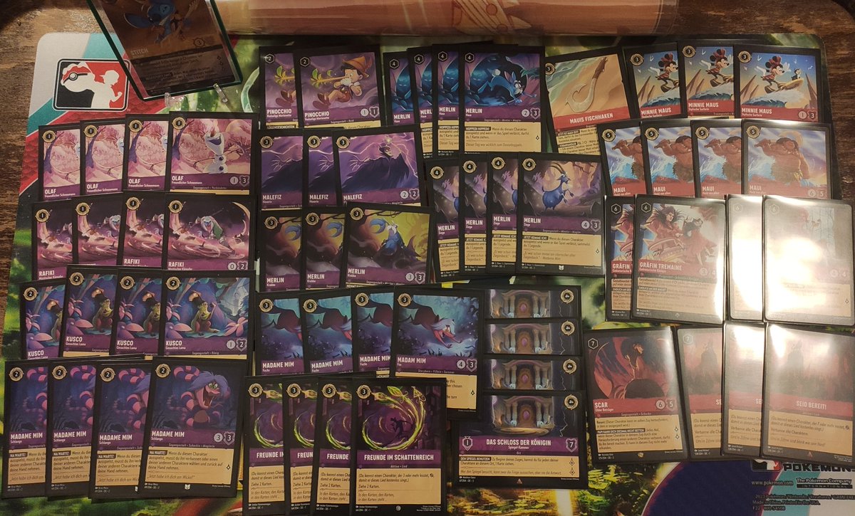 Tried to play some lorcana again and managed to finish 2nd place again at the local set championship. Happy with the result and finally warming up to the now Ruby/Ame Bounce Deck.