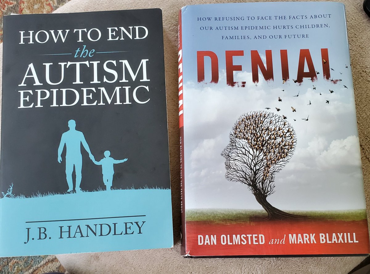 We have been fed a steady diet of industry & government propaganda. These two books delve into the inconvenient science & truth of autism. Sometimes you have to search for answers. This crisis is hiding in plain sight 1 in 30 children have #autism.

#AutismAwarenessMonth