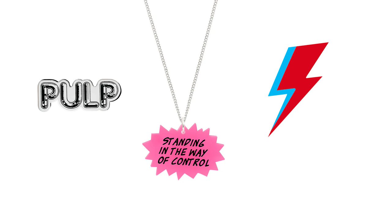 Calling all music lovers! 🔊 Whether you're popping on Pulp, belting out Bowie or going all out Gossip: celebrate Record Store Day in style with our music-inspired jewellery: bit.ly/3TYZkMq 🎶