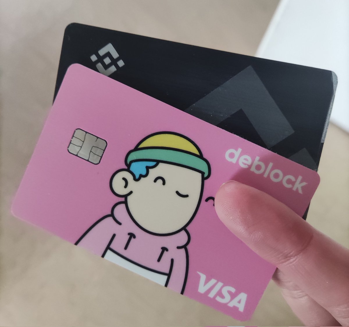 Ça y est j'ai enfin reçu ma carte #deblock by @DeblockApp 🔥
Bye bye #binance @LeBinanceFR