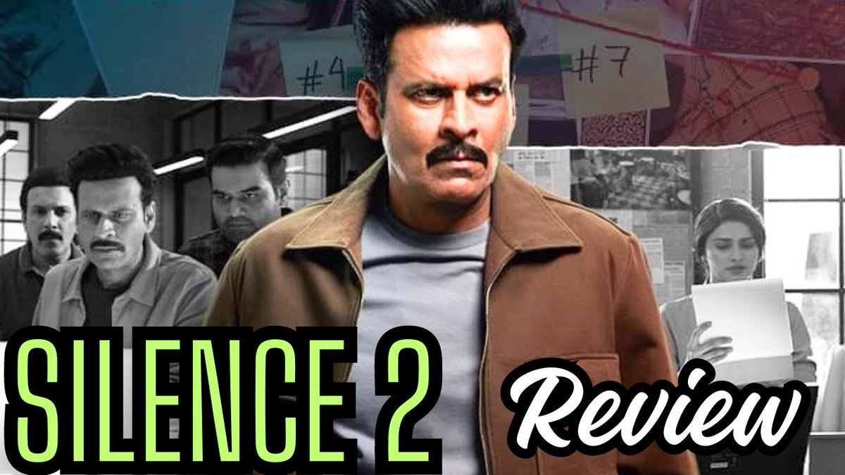 Silence 2 Review
#YouTube #link
youtu.be/9al_mRbBh2Q?si…

#manojbajpayee #silence2 #Silence2OnZee5 #AbaanDeohans #Silence2Review  #Bollywood #mumbai #Rajasthan #Twitter
#IPL2024 #BMCM #T20 #Hollywood #Bollywood #WhistlePodu #CSK #Maidaan #hindimovie
#Vijay #DHONI𓃵 #T20