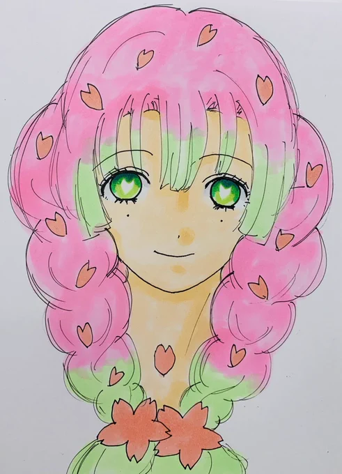 #kmt桜前線2024今日は頑張って描いてる老女…(≧▽≦)滑り込みε=\__〇_ セーフ 