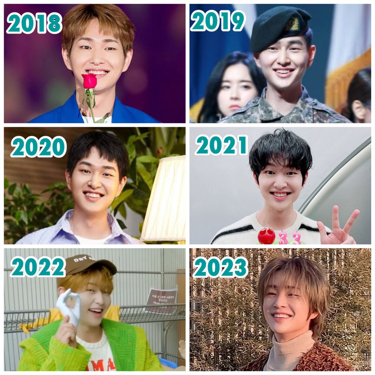 leejinkey's tweet photo. ONEW THROUGH THE YEARS https://t.co/7agXCWrX9O