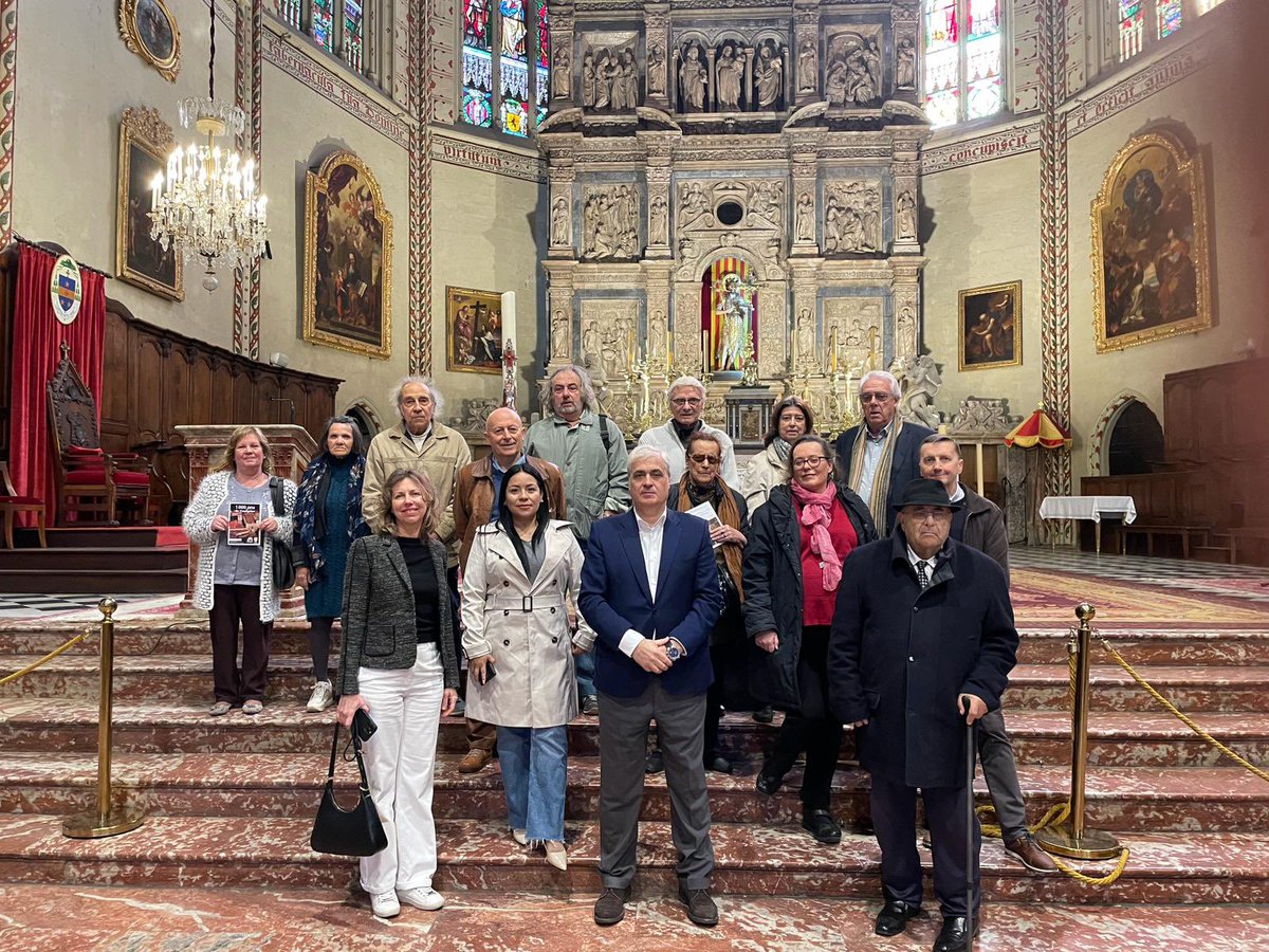 Barcelona_2020's tweet photo. Avui, l’Institut Persona i Democràcia-Barcelona 2020 hem estat rebuts pel Bisbe de la diòcesi de Perpinyà-Elna, Thierry Scherrer, i hem visitat la capital del Rosselló, Perpinyà. https://t.co/ksnHcNMLIM