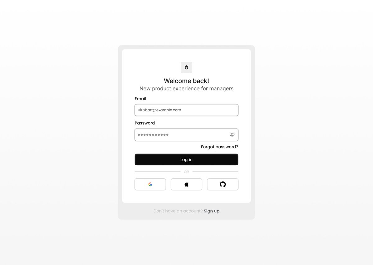 Log in panel with lots of details.✨

#buildinpublic #UI #FigmaDesign #CreativityUnleashed