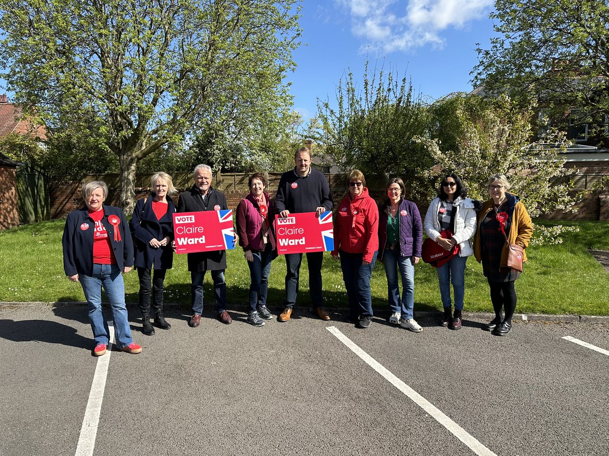 Really positive responses for our @ClaireWard4EM campaign teams in Walton, Brampton and Hasland today out . I was in the Walton team and was bowled over by the response out here.