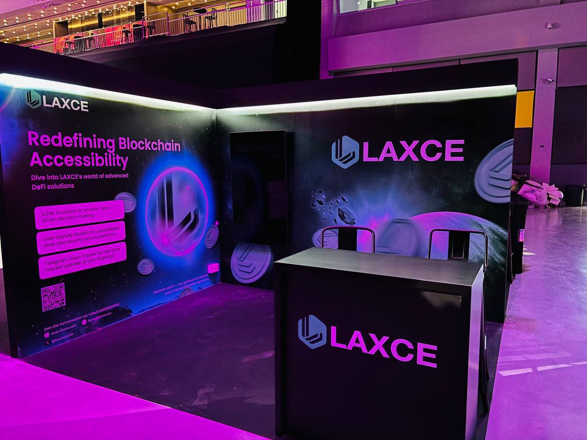 Here we go...!!! @arts_dao Swing by to meet the team, grab some exclusive merch, and dive into the world of decentralized art with us! Come say hi and experience the future of creativity and innovation! #LaxceCrypto #Dubai #TOKEN2049 #artsdaofest