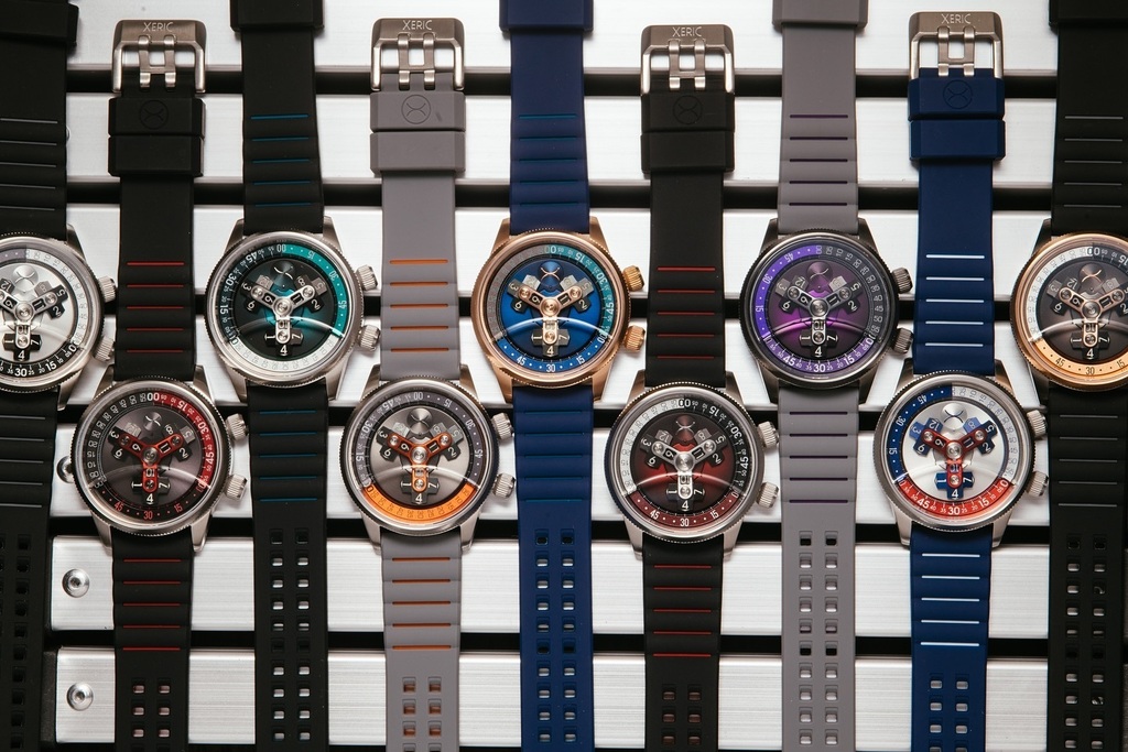 XericWatches's tweet photo. Our #XericVendetta2 collection. Which one do you have?  #xericwatches #wanderinghour #watchcomplication https://t.co/Th1wwbSJaG https://t.co/LzzYjeKzPr