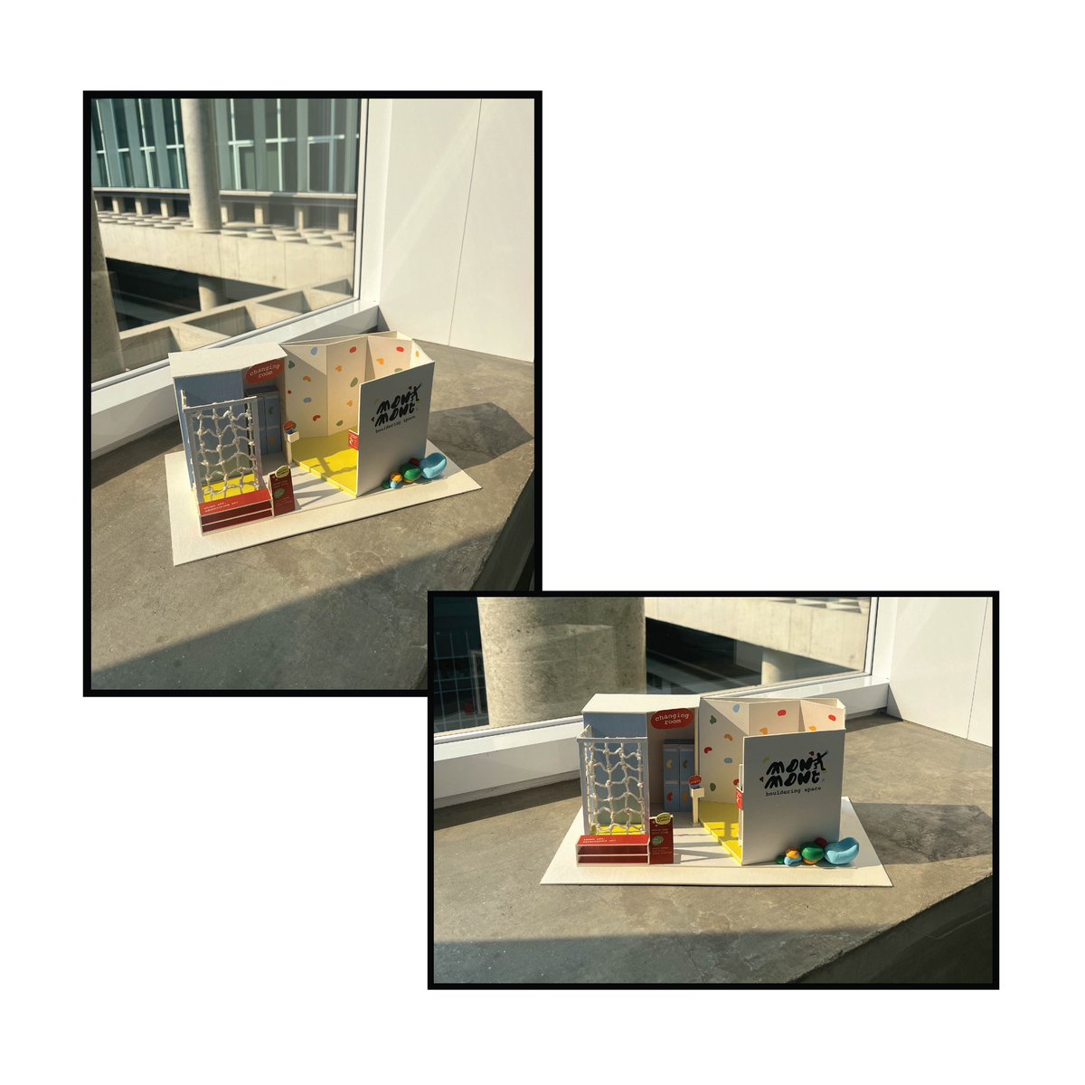 pissnax's tweet photo. 🪨mont mont ⁕ mini bouldering space ./ environmental graphic class 
#egd #bouldering #plan #elevation #model #branding #brandingdesign #environmentdesign https://t.co/R1xU0UcgVv