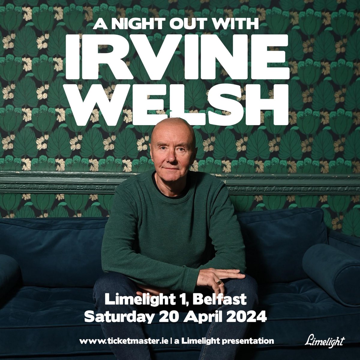 𝐓𝐎𝐍𝐈𝐆𝐇𝐓: A Night Out With Irvine Welsh Doors: 6.30pm Event start: 7.30pm Times are subject to change. Remaining tickets on the door and via ➡ bit.ly/49xJNsU