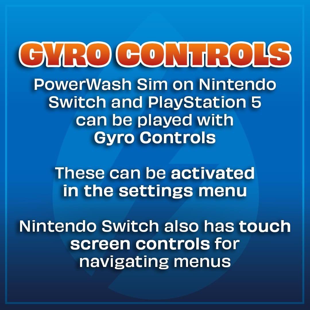 Gyro controls for that fluid movement 💦