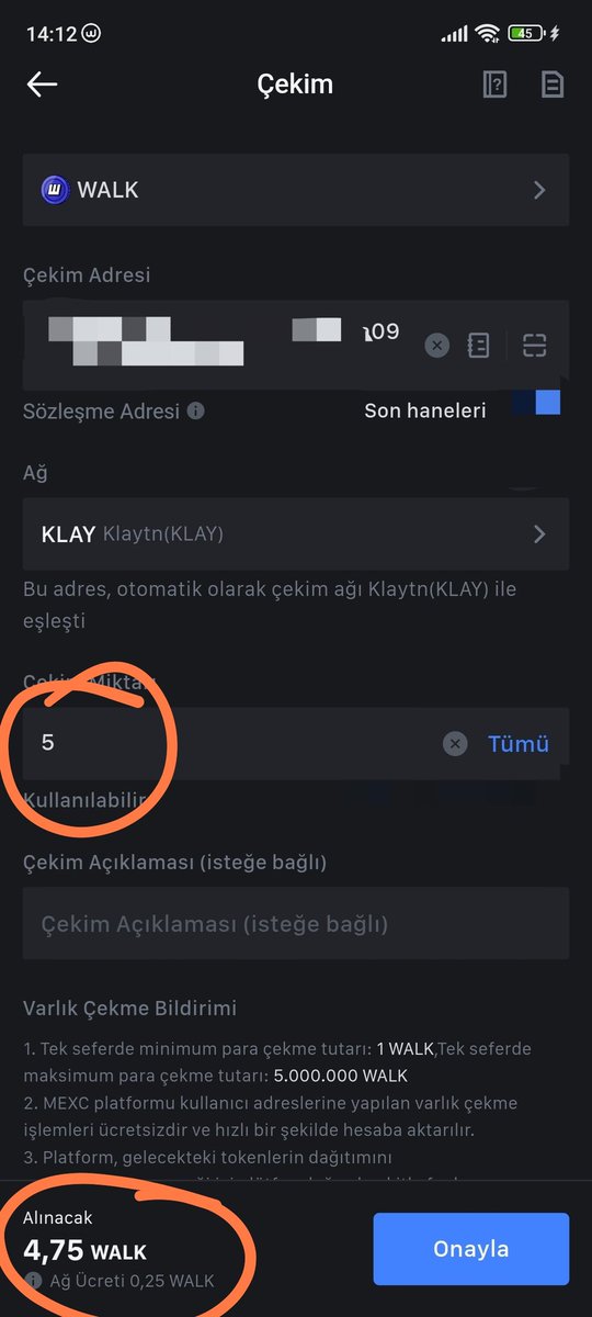 PostModernEko's tweet photo. Fiyatlar eşitlendi, borsadan çekimler açıldı dostlar.
Çekim ücreti olarak 0.25 walk kesiyor ve işlem çok hızlı gerçekleşiyor.
@SuperWalk_ @MEXC_TR @MEXC_Official @Aiden_SuperWalk @superwalk_tim #walktoken #walk #web3 #movetoearn #playtoearn #crypto #bitcoin #altcoin #mexc https://t.co/WN03C7T026