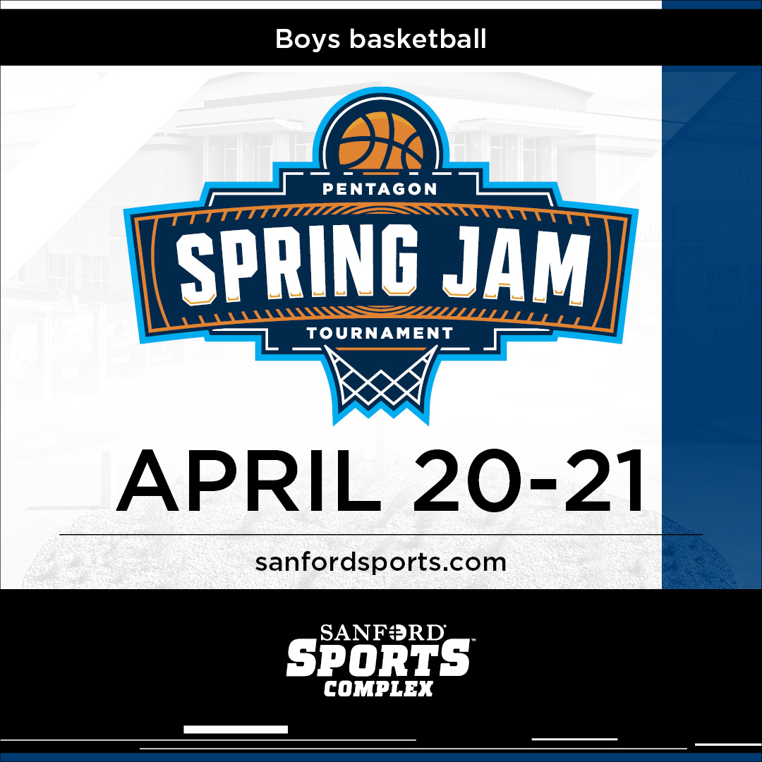 🔥 𝙇𝑬𝙏'𝙎 𝙂𝑬𝙏 𝙁𝑰𝙍𝑬𝘿 𝙐𝑷 🔥 🗓: Spring Jam 📍: Sanford Pentagon ⏰: 8 a.m. 🏀: 75 4th-11th grade boys & girls hoops teams from around the region 📺: bit.ly/4b5ZqZF For schedules and more information, visit: bit.ly/3xMHK6Y #SanfordSports