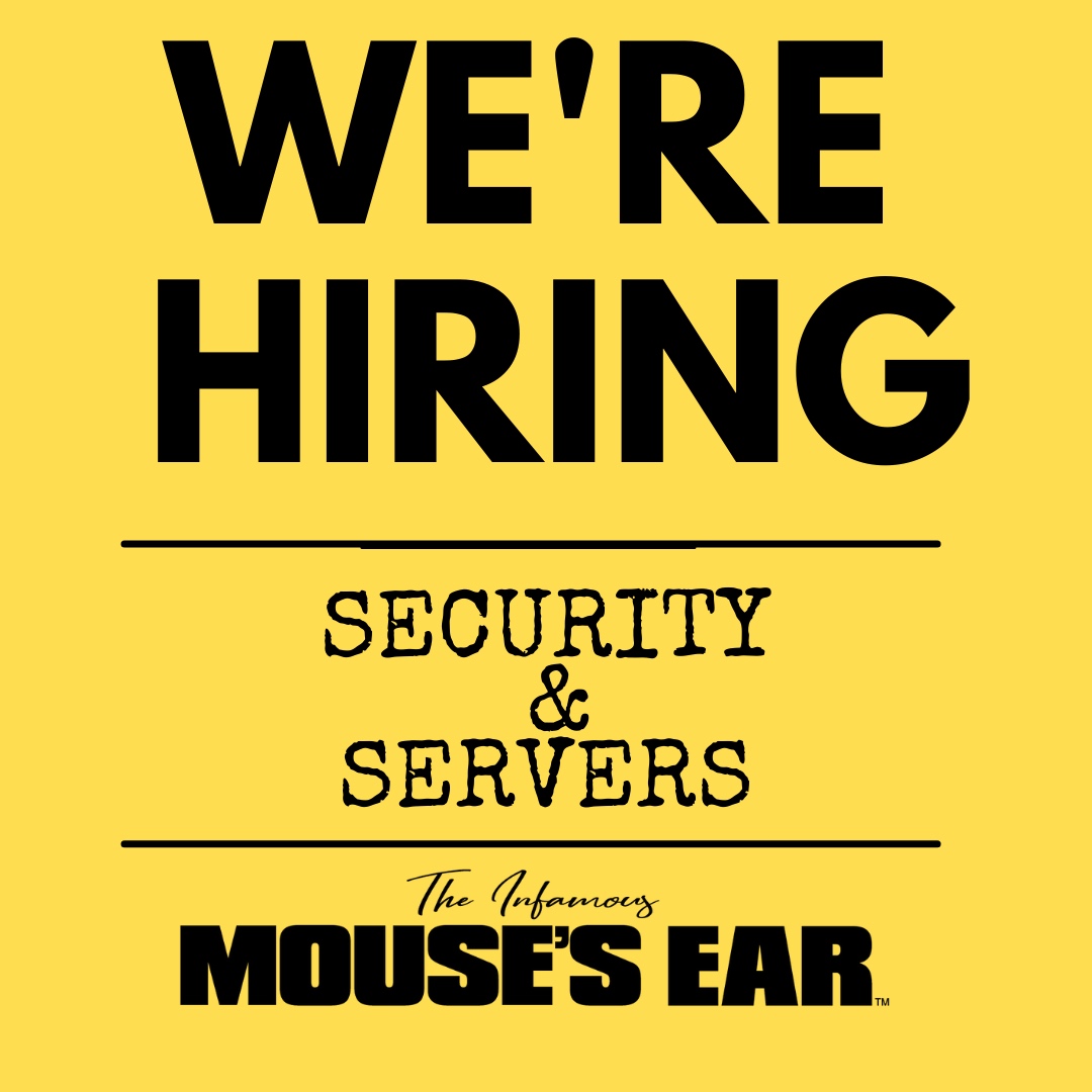 Now Hiring!
Send resume to mike@ponyww.com

.
.
.
#NowHiring #JobSearch #KnoxvilleJobs #Waitress #Server #EmploymentOpportunity #KnoxvilleNightlife #MousesEar #Knoxville