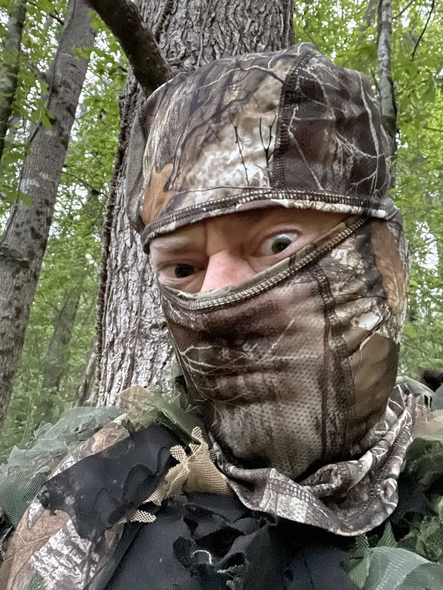 Facemasks are uncomfortable for us big nosed folks. Big nose problems. 😂 #turkeyhunting