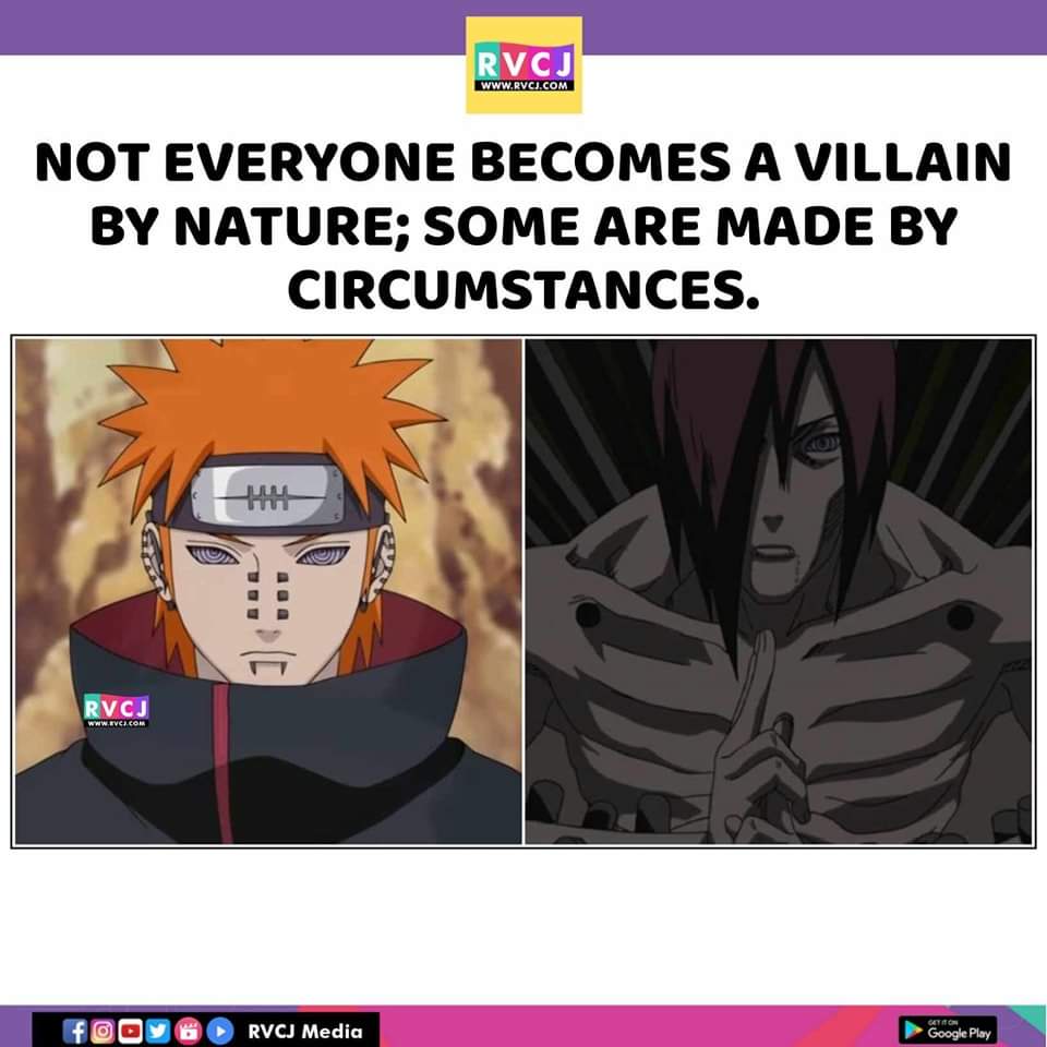 Villains are not born... they are made! #villains #anime #pain #nagato #NARUTO