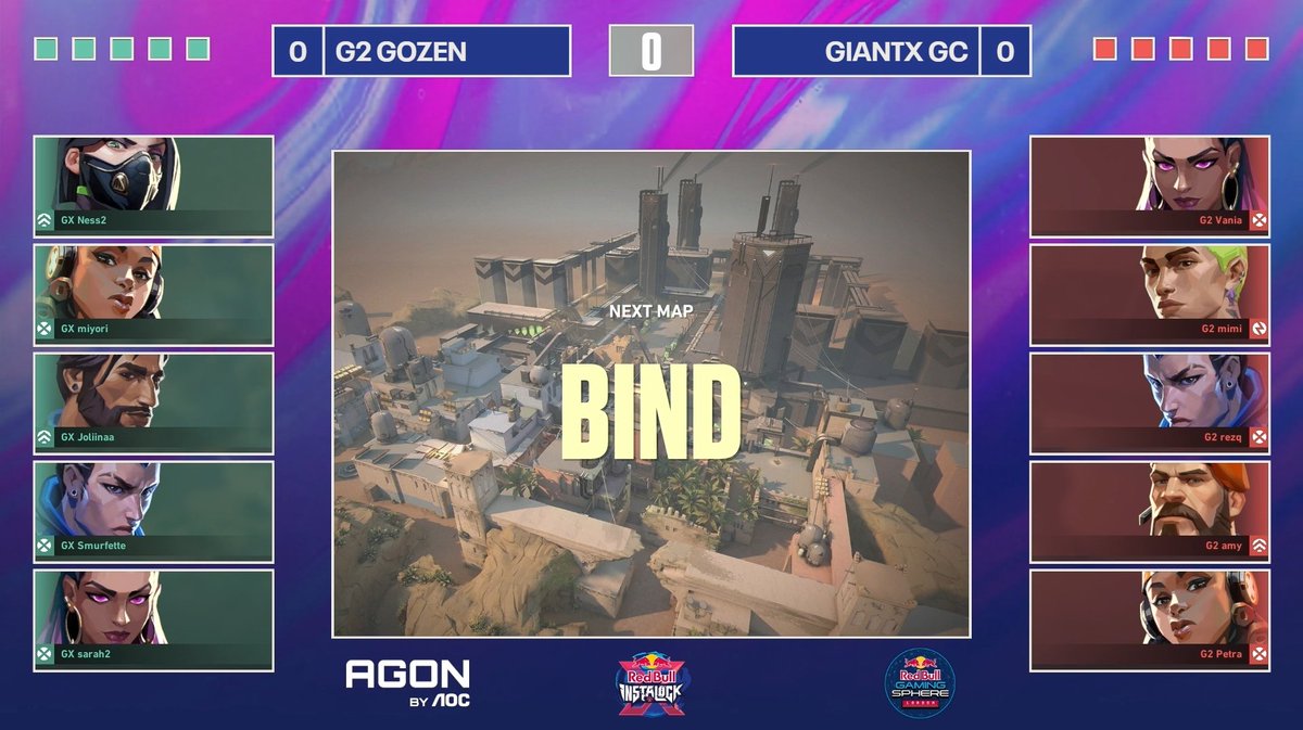 THEY'RE LOCKED AND READY TO GO! 🔒 @G2VALORANT vs @GIANTXENG 📺 twitch.tv/redbull