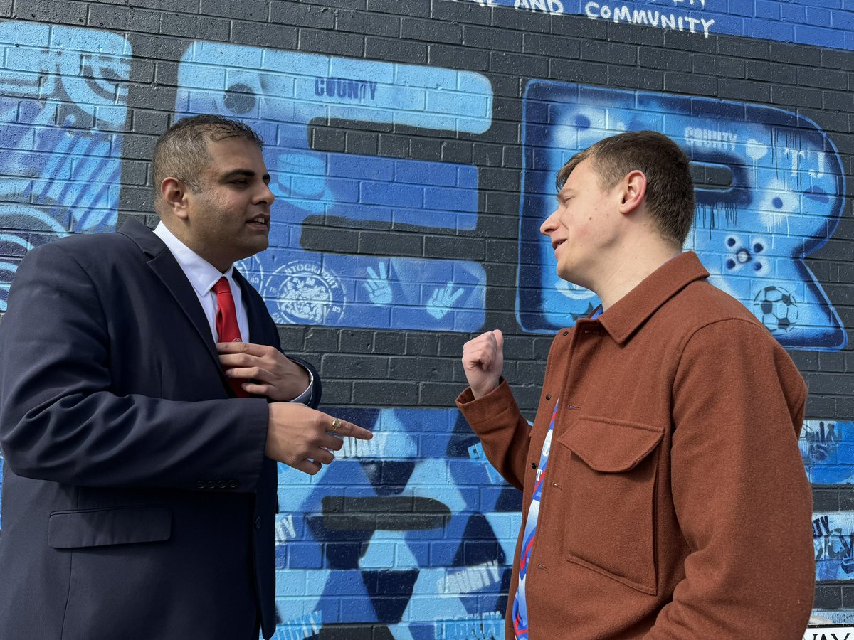 Callum Walmsley is the Labour candidate for Edgeley and I was interested to hear about his priorities for the ward (and his views on how County will get on in League One next season). Please like his page 👉🏽 facebook.com/callum4edgeley