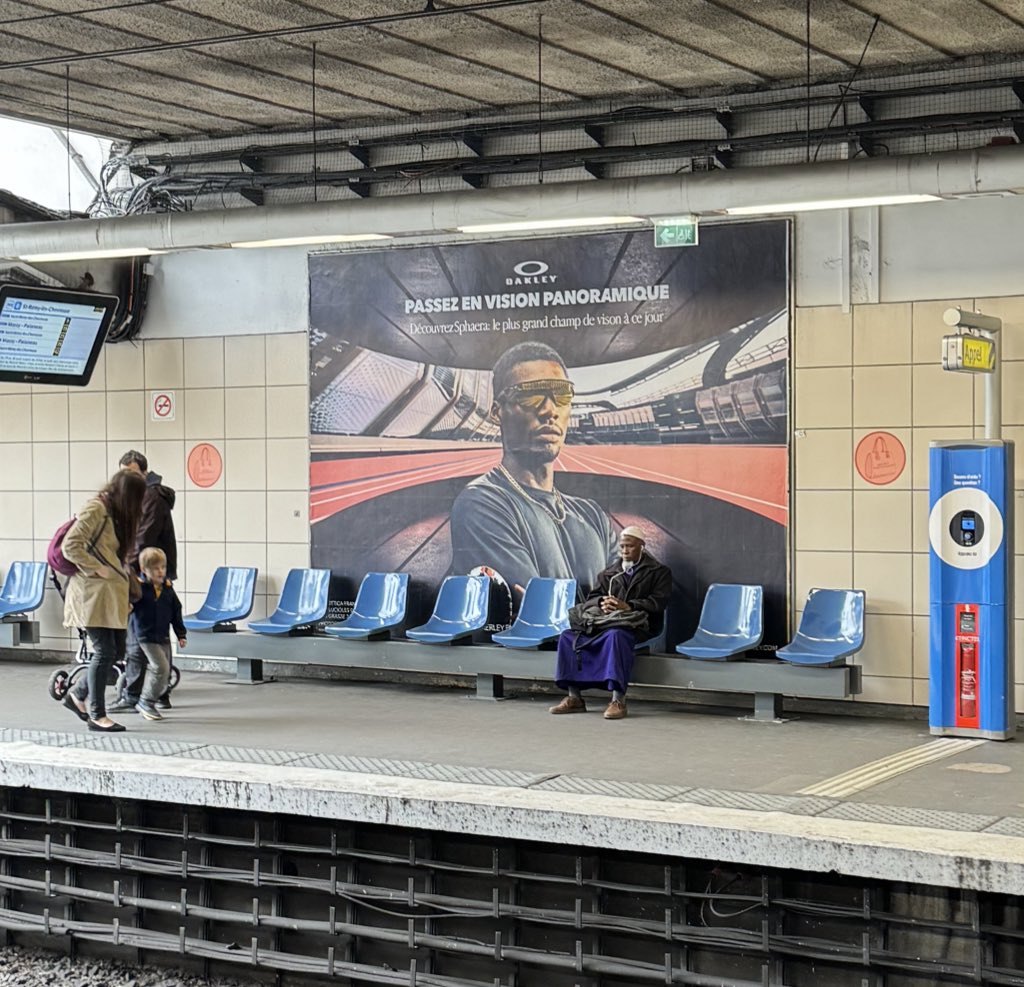 First Paris sights - @fkerley99 at the RER stop