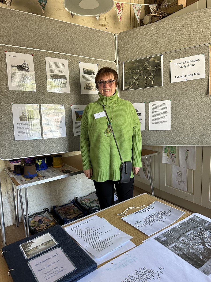 genejean's tweet photo. Wonderful attendance for our exhibition and talks. Captivating conversations with locals about how life used to be and filling in the gaps between records. #Rillington @ScampstonHall #OnePlaceStudy #LocalHistory #FamilyHistory https://t.co/mo6lrle6gd