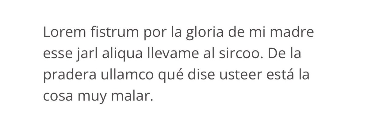 Que majos los de Lorem ipsum 😂