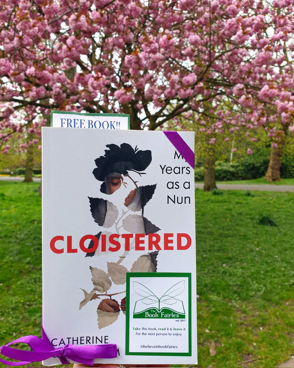 A copy of 'Cloistered' by Catherine Coldstream and donated by @vintagebooks is waiting to be found in Roundhay Park this weekend 📖🧚‍♀️ @the_bookfairies #IBelieveInBookFairies #BookTwitter #Leeds