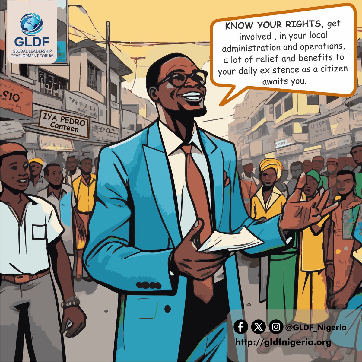 gldf_nigeria's tweet photo. Ready to make an impact? 🚀 #KnowYourRights and dive into your local government’s operations. There’s so much to gain as a citizen when you get involved!

#KnowYourLocalGovt #Governance #GetInvolved #LocalGovt #Nigeria #GldfNigeria https://t.co/lHj7orUj6i