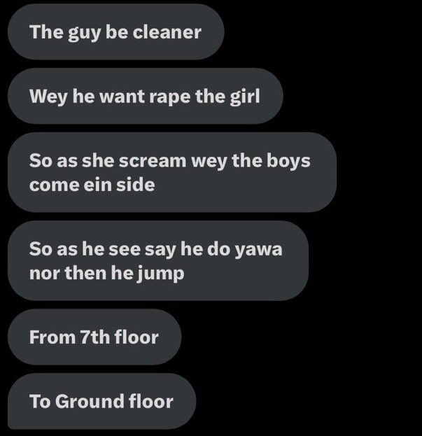EdwardEghan's tweet photo. This cleaner paa ,rape de3 line ben #UPSA https://t.co/Pvgi8EaZle