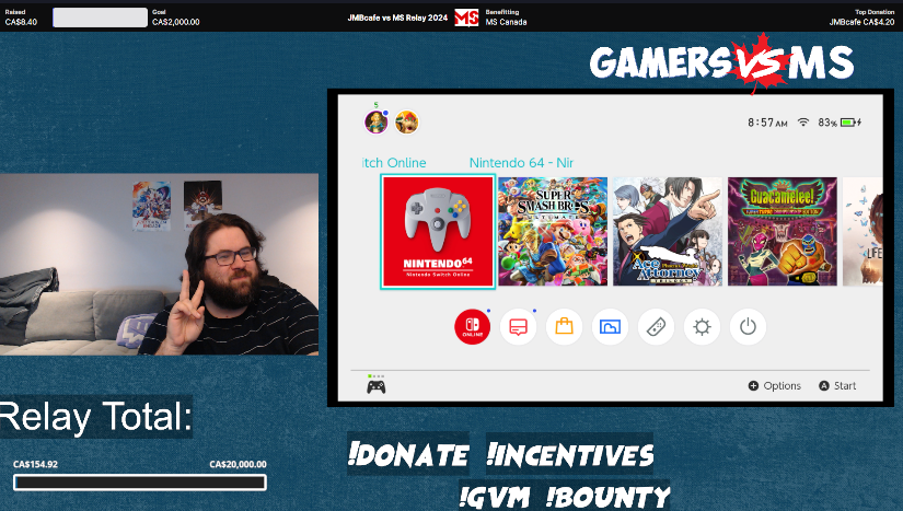 JMBcafe's tweet photo. 168-hour relay starts now! @GamersvsMS relay goes for 7 days; we’re the first TWELVE hours! You can catch myself, @RaediantSun &amp; friends dropping by to make this an extra special stream. We have incentives &amp; milestones. Watch, chat, lurk, donate → https://t.co/PL6zjn8Aqo https://t.co/JfCV56LBJY
