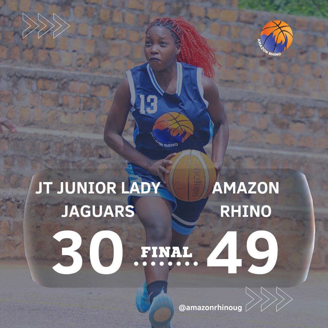 The Rhino took down the Jaguar 🦏💪 #amazonrhinoug @FUBA_DIV1AND2 @rhinos_uganda