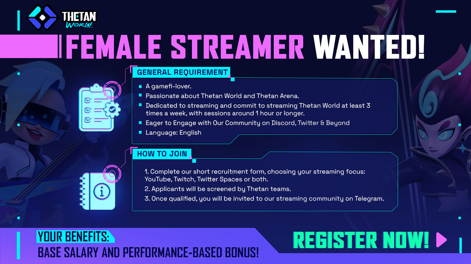 Thetan World on X: &ldquo;Thetan World is on the lookout for a female 