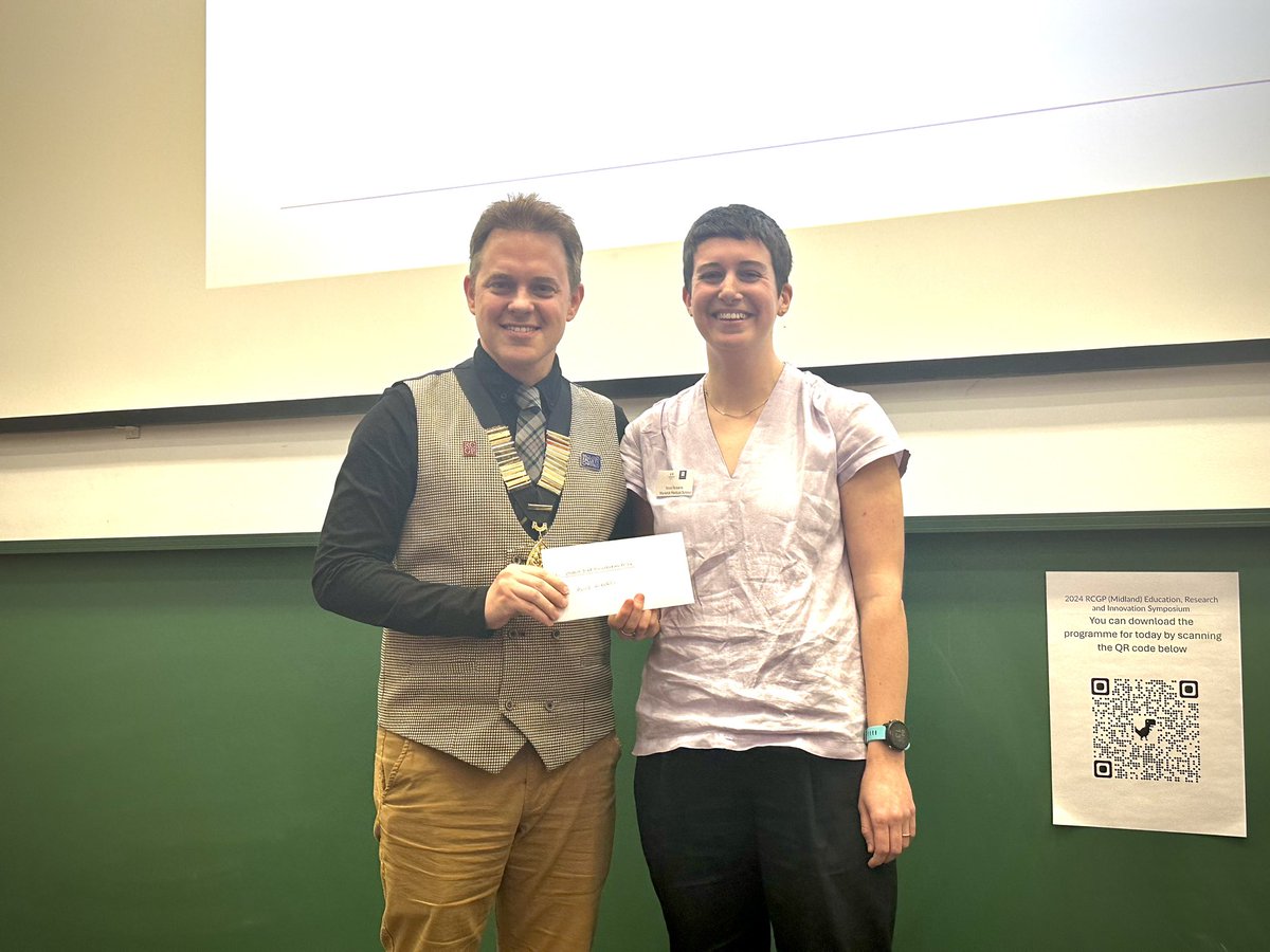 MidRCGP's tweet image. Celebrating Success at the Midland Education, Research &amp;amp; Innovation Symposium: #MERIS24 🎉🏆

The 2024 Student Oral Presentation Prize Winner: Alice Roberts 👏👏👏

Sexual Violence Training for Medical Students- A Pilot