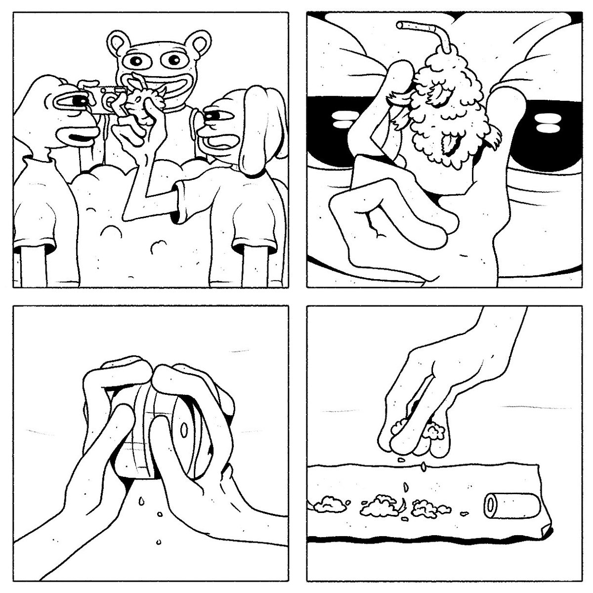 4/20 comic edition #1: How 4/20 starts Part 1  🟡

$ANDY $PEPE $BRETT